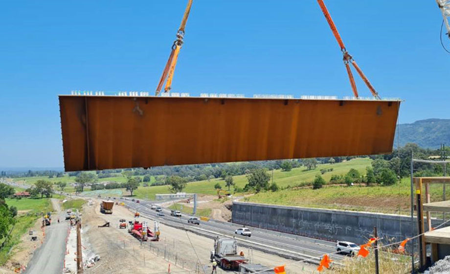 TLC200Pro Used to Capture Installation of Overpass in South Australia