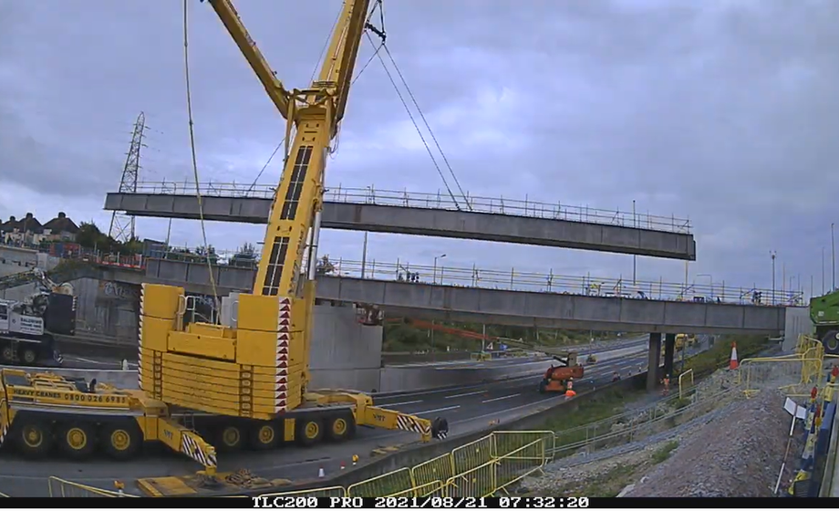Highways England Release Time Lapse of New Bridge Installation