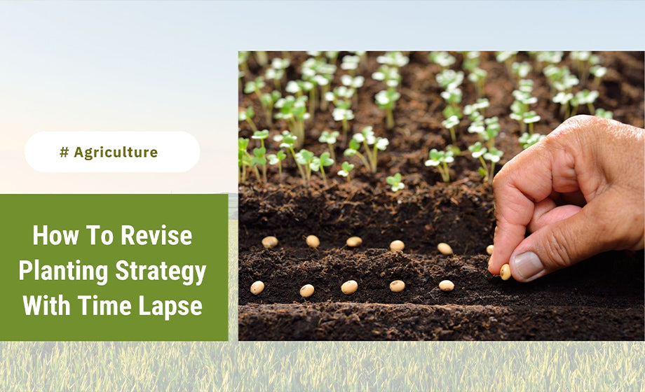 Time Lapse the agricultural changes for improvement