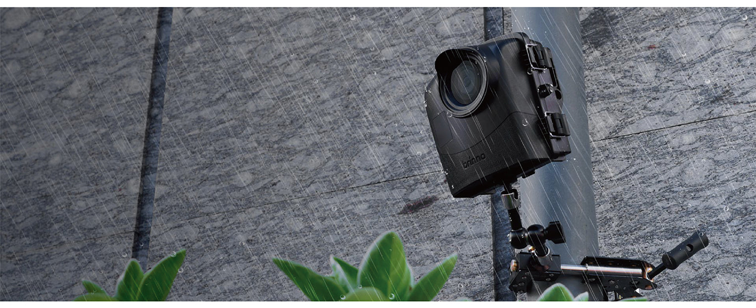 Brinno features Weather Resistant IPX5
