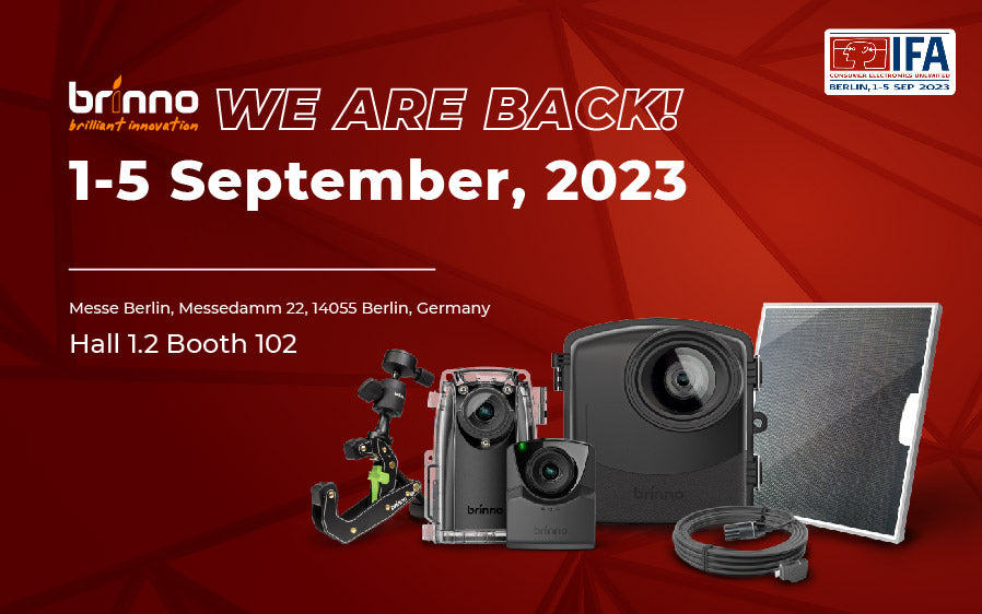 Meet Brinno for time lapse innovation at IFA 2023!