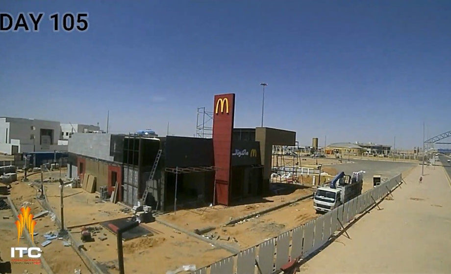 McDonalds Restaurant Construction in Saudi Arabia Documented on Time Lapse